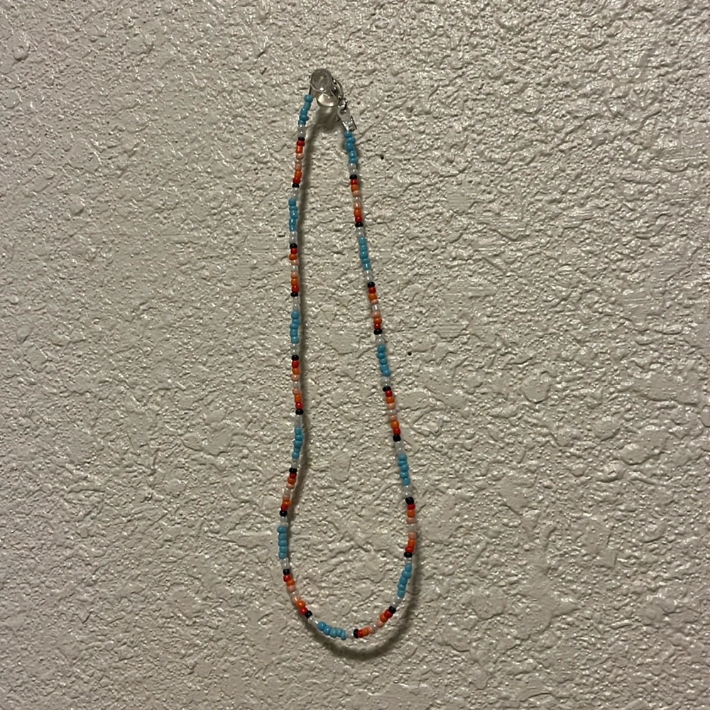 Handmade seed bead necklace